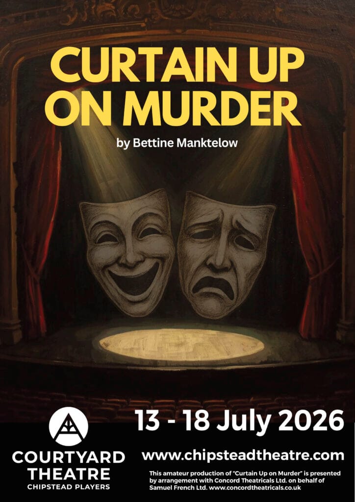 Curtain Up On Murder (tickets available from April 13th 2026)